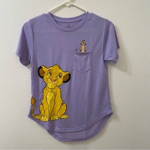 Disney Lion king simba shirt purple xs